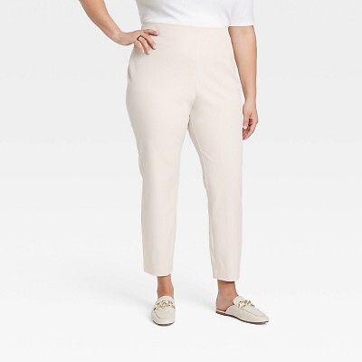 

Женские брюки узкого кроя до щиколотки с высокой посадкой - A New Day Cream