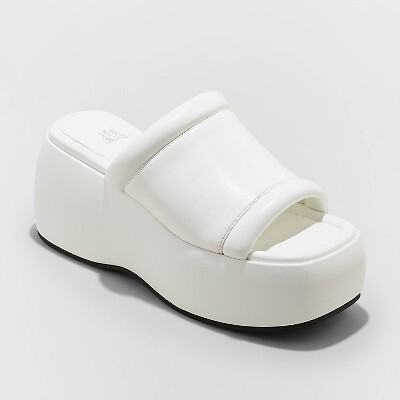 

Женские туфли на танкетке Alanna Slide - Wild Fable White, Белый