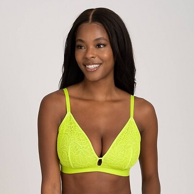 

Женский бюстгальтер без косточек All.You.LIVELY с кружевом Busty - Electric Lime