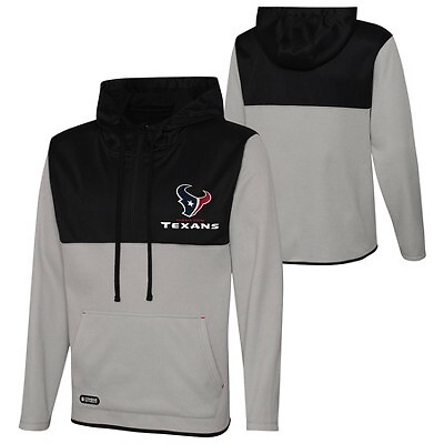 

Мужская спортивная толстовка NFL Houston Texans с длинным рукавом и капюшоном на молнии 1/4, Not available