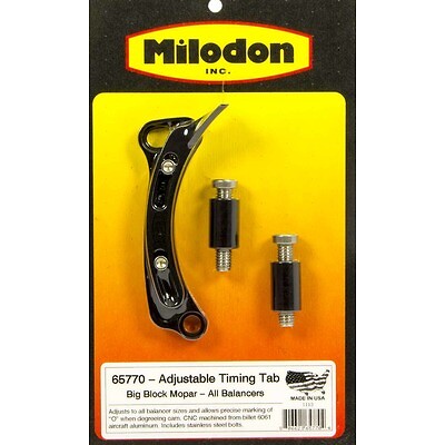 Milodon 65770 BBM Timing Pointer - All 6-8in Balancers
