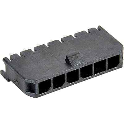 6Pc Molex Llc 43650-0616 Header 1 Row Vertical Polarizing Peg 6 Pin Smt/Glow Wi