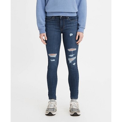 

Женские джинсы скинни Levis 711 со средней посадкой — Lapis Breakdown