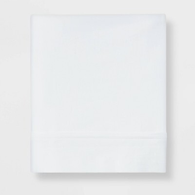 King 400 Thread Count Performance Flat Sheet White - Threshold