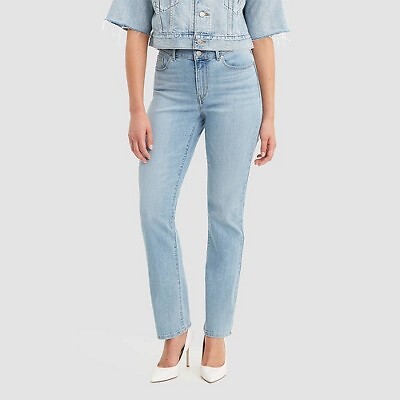 

Женские классические прямые джинсы со средней посадкой Levis - Slate Oahu Morning Dew