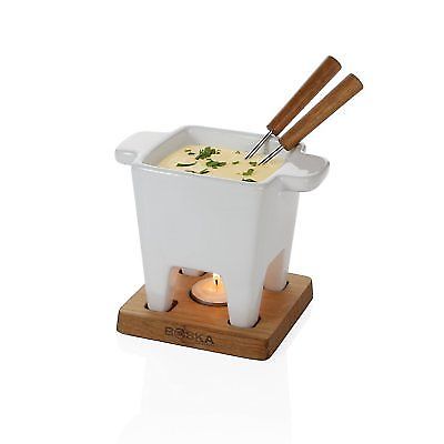 Juego de fondue Blanco White conjuntos de Fondue Eléctrica