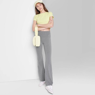 

Женские леггинсы с завышенной талией — Wild Fable Heather Grey, Серый