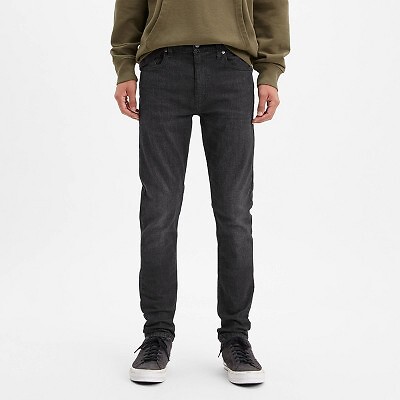 

Мужские зауженные джинсы Levis 512 Slim Fit - черный деним