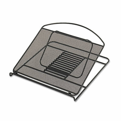 Onyx Adjustable Steel Mesh Laptop Stand, 12 1/4 x 12 1/4 x 1, Black 2161BL  - 1