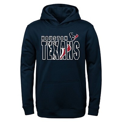 

Толстовка с капюшоном и длинными рукавами для мальчиков NFL Houston Texans Performance, Not available