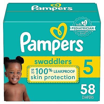Pampers Swaddlers Active Baby Diapers Super Pack - Size 5 - 58ct