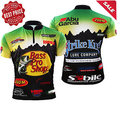 Bass Pro Shop Fishing Jersey Bass Rapala Shirt Zip Jersey Tee Shirt