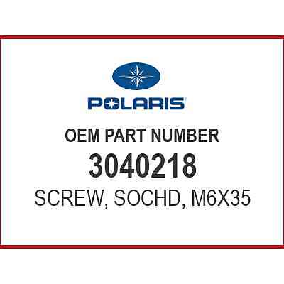 Polaris SCR SOC HEAD M6X35 3040218 OEM NEW