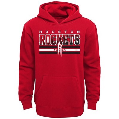 

Полиэфирная толстовка с капюшоном для мальчиков NBA Houston Rockets, Красный