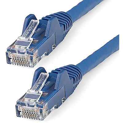 1PC STARTECH.COM N6LPATCH6BL 6ft/1.8m LSZH CAT6 Ethernet Cable - 100W PoE RJ45