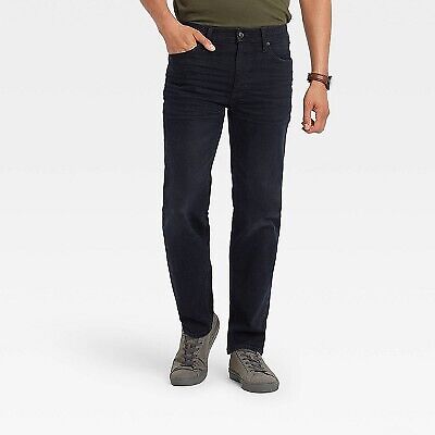 

Мужские зауженные джинсы прямого кроя - Goodfellow - Co Black Denim, Черный