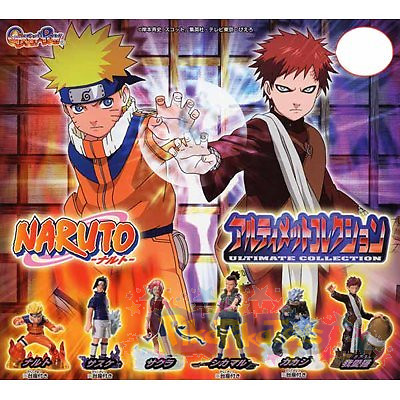 Naruto Ultimate Collection Figure Set of 6 BANDAI Rare US Seller Kakashi Gaara