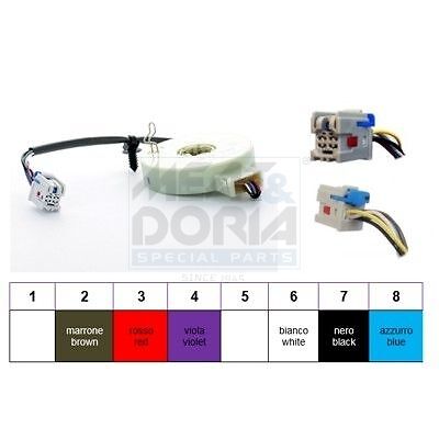 Meat & Doria Lenkradwinkelsensor Schleifring Airbag Passend FÃ¼R Fiat Panda