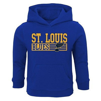 Толстовка с капюшоном из полиэстера для мальчиков NHL St. Louis Blues — 3T