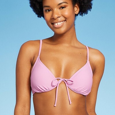 

Верх бикини на косточках с завязками для женщин - Wild Fable Pink Mauve, Розовый