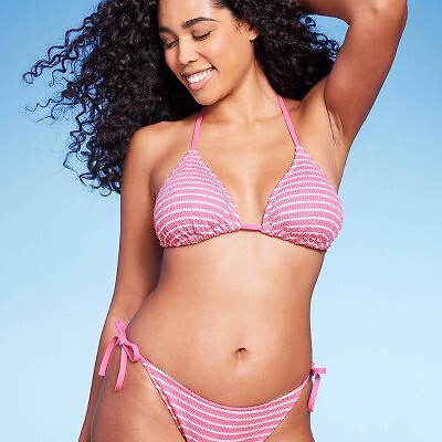 

Верх бикини с треугольными чашечками на бретельках для женщин - Shade - Shore Pink, Розовый