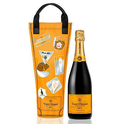 VEUVE CLiCQUOT Champagne TRAVEL CASE Carry Bag New With VEUVE CLiCQUOT Champagne TRAVEL CASE Carry Bag New With