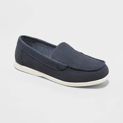

Замшевые слипоны Alden для мальчиков — Cat - Jack Navy Blue