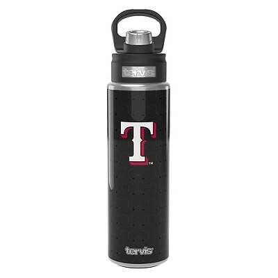 MLB Texas Rangers 24oz Weave Бутылка для воды из нержавеющей стали с широким горлышком