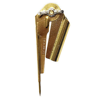 General Tools 843/1 Brass-Plated Steel Compass & Scriber - Quantity 10