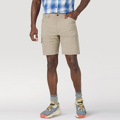 

Мужские шорты-карго ATG 10 Wrangler Relaxed Fit - коричневые, Коричневый