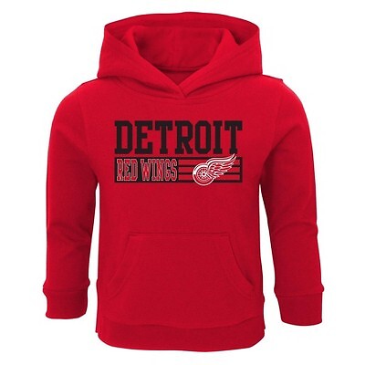 

Толстовка из поликорна с капюшоном для мальчиков NHL Detroit Red Wings, Красный
