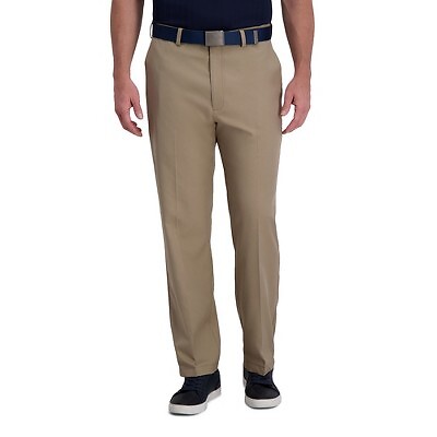 

Мужские спортивные брюки Cool Right Classic Fit  Haggar Classic Fit без защипов - хаки, Khaki