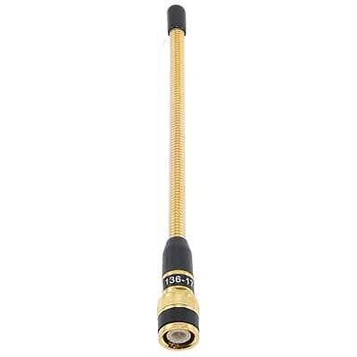 1 pc L-COM LCANRBD1006 1.8 dBi, VHF Rubber Duck Antenna, 136 to 174 MHz, BNC Co