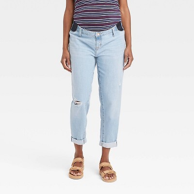 

Джинсы-бойфренды для беременных Under Belly - Isabel Maternity от Ingrid - Isabel, Light wash