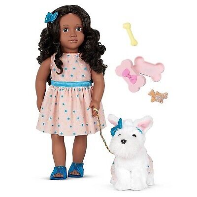 Наше поколение Celeah & Confetti 18-дюймовая подходящая кукла и набор для домашних животных