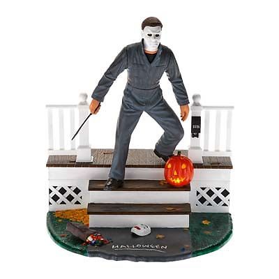 970 18 Halloween Michael Myers w LED Pumpkin