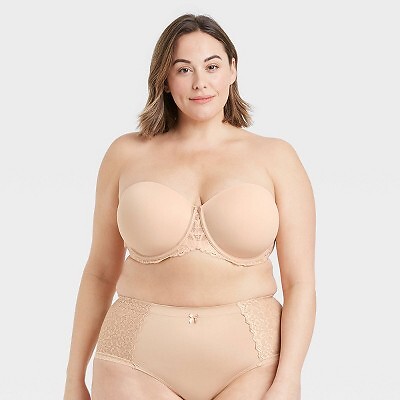 Женский бюстгальтер без бретелек — Auden Soft Beige 42DD