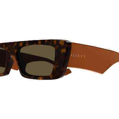 Pre-owned Gucci Gg1331s-003 Havana Orange Brown Sunglasses