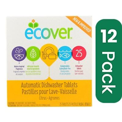 Ecover Automatic Dishwasher Tabs 17.6 oz (Pack of 12)