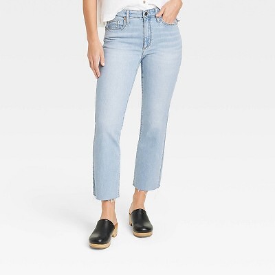 

Женские укороченные джинсы Bootcut с высокой посадкой - Universal Thread Light Wash