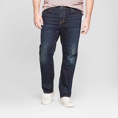 

Узкие прямые мужские джинсы Big - Tall - Goodfellow - Co Dark Wash