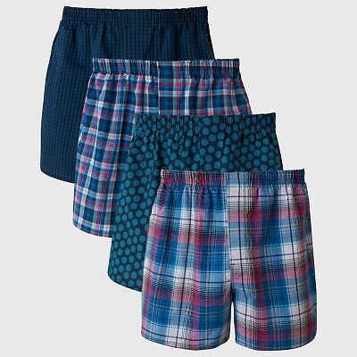 

Мужские трусы-боксеры из эластичной ткани Hanes Premium, 4 шт., цвета могут варьироваться, размер, Not available