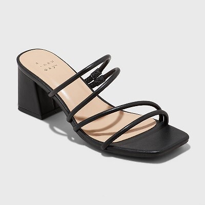 

Женские туфли на широком каблуке Blakely Mule - A New Day Black, Черный