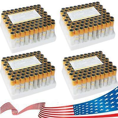 US 400pcs Vacuum Blood Collection Tubes Gel  Clot Activator Tubes,3ML,Newest