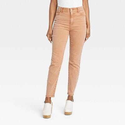 

Джинсы-скинни со средней посадкой для женщин - Knox Rose Light Brown, Коричневый