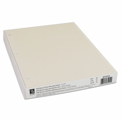 Redi-Mount Photo-Mounting Sheets, 11 x 9, 50/Box 85050  - 1 Each