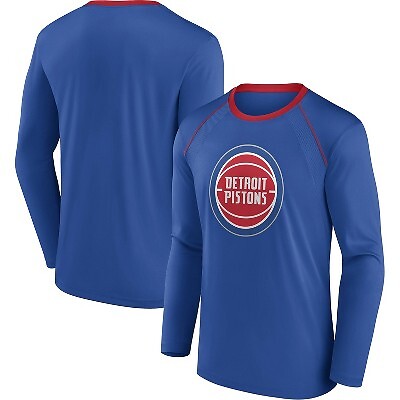 

Мужская футболка с длинным рукавом NBA Detroit Pistons, Синий