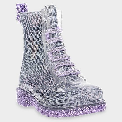 

Резиновые сапоги Western Chief Toddler Girls Ombre Heart Glitter Sirena - Navy