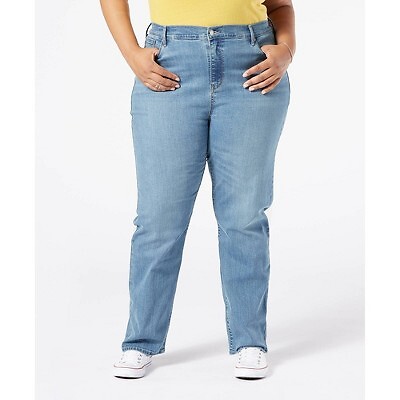 

Женские прямые джинсы больших размеров DENIZEN от Levis с высокой посадкой — Keepin It, Keepin' it real