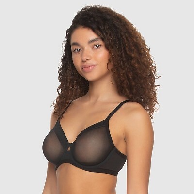 

Женский бюстгальтер без подкладки Paramour Ethereal - черный 38DD, Not available